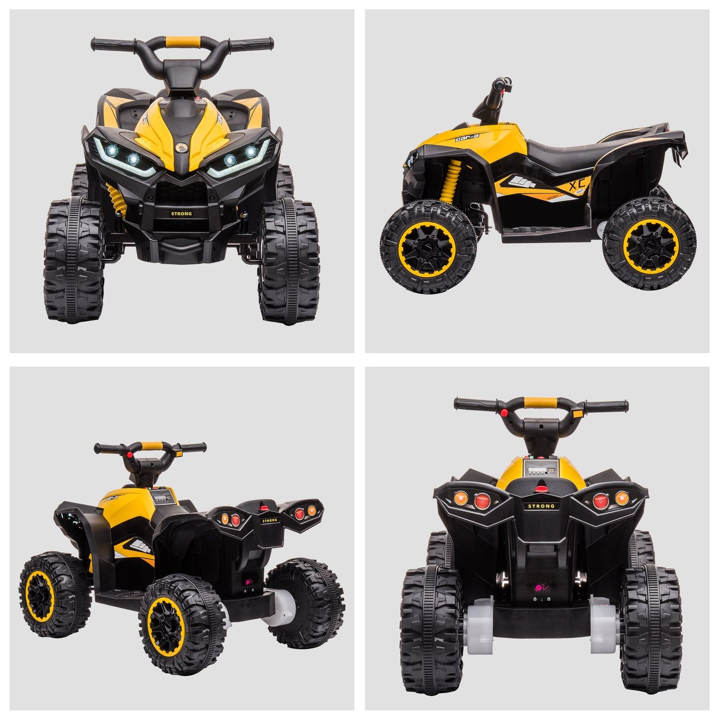 Electric quad bike for children with hill and MP3 player