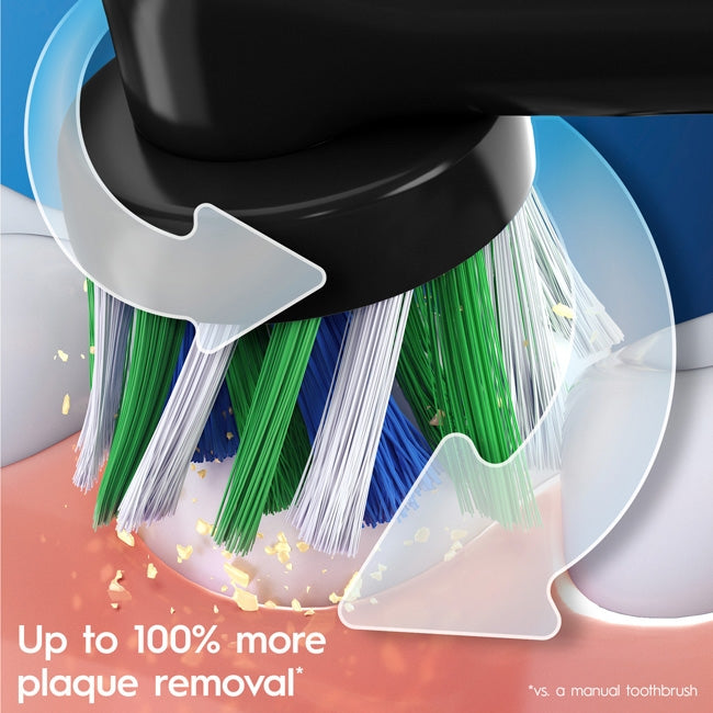 Electric toothbrush Vitality Pro Black Extra Refill