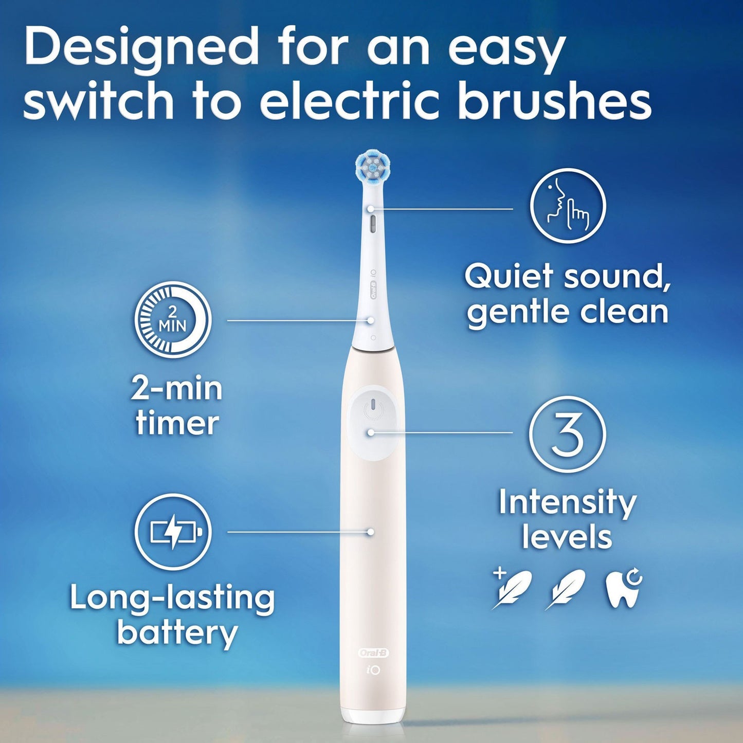 Electric toothbrush iO2 Series Calm Pink