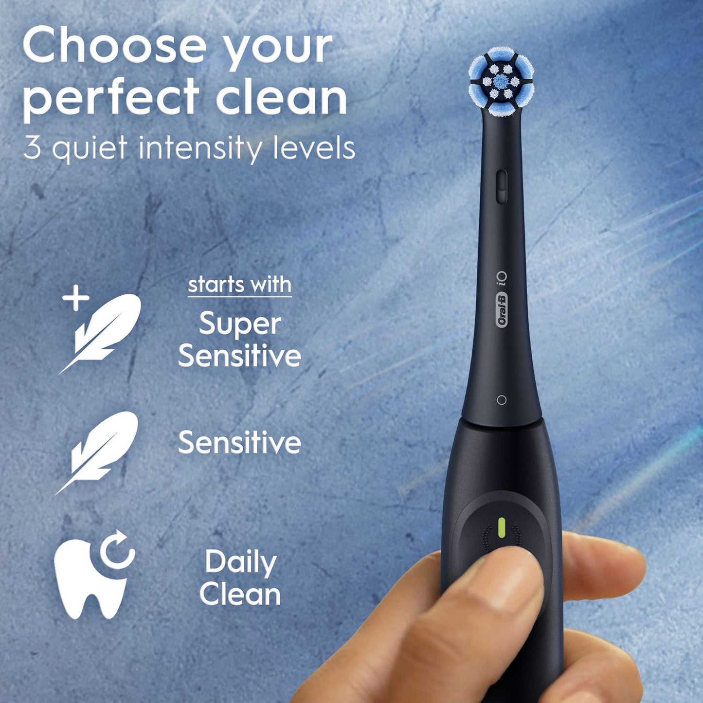 Electric toothbrush iO2 Series Duo Night Black / Calm Pink