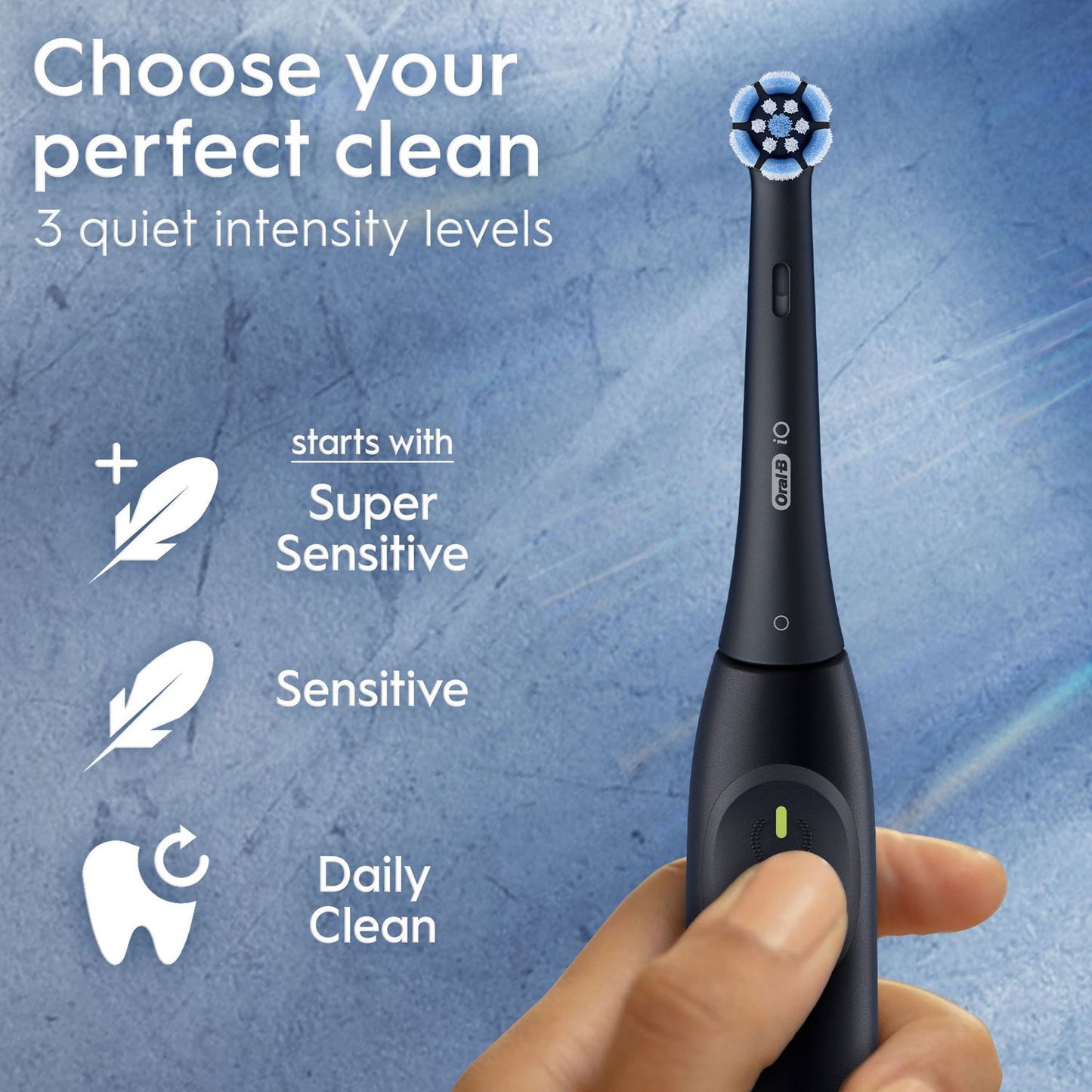 Electric toothbrush iO2 Series Duo Night Black / Forest Green