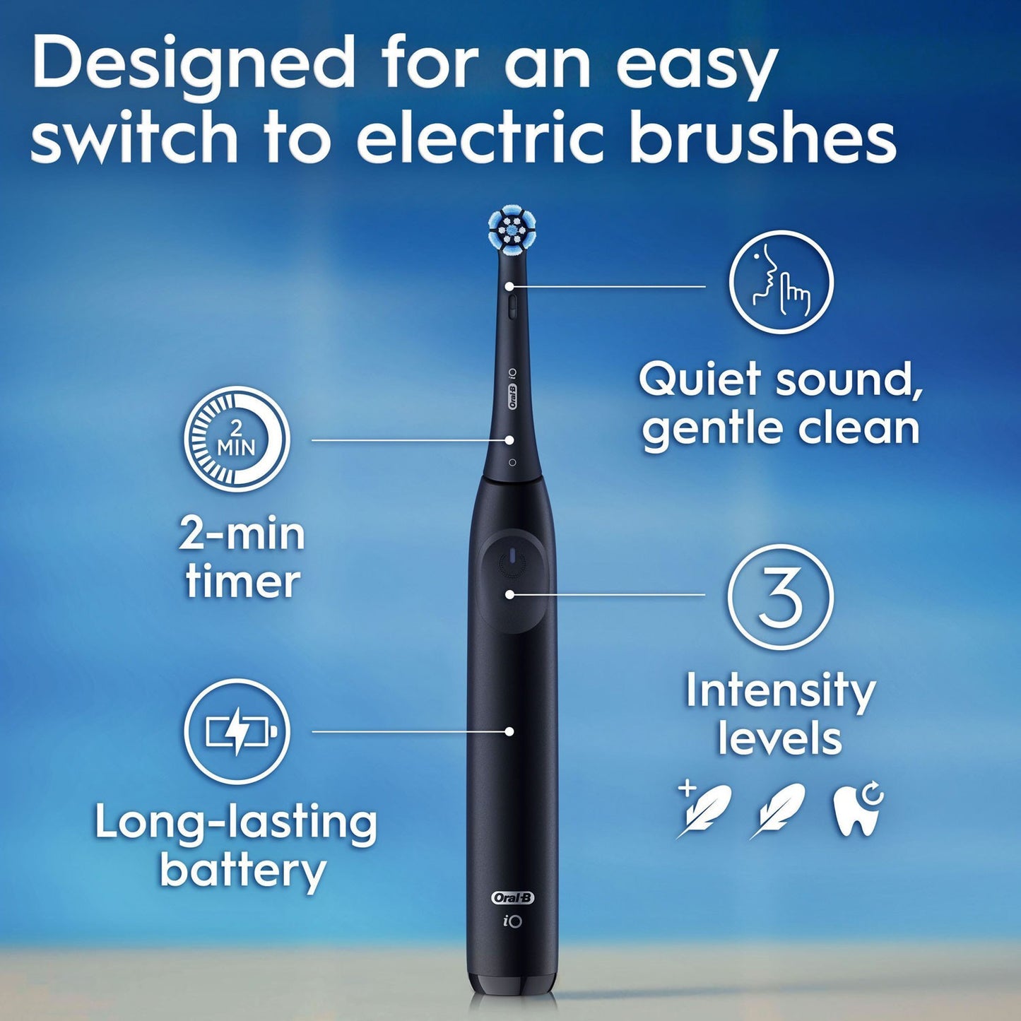 Electric toothbrush iO2 Series Night Black