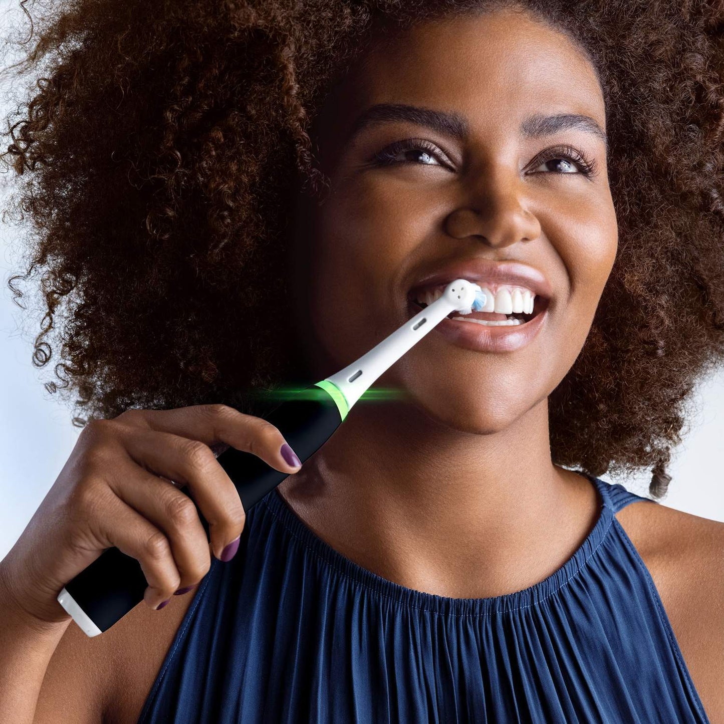 Electric toothbrush iO3 Duo Matt Black / Ice Blue