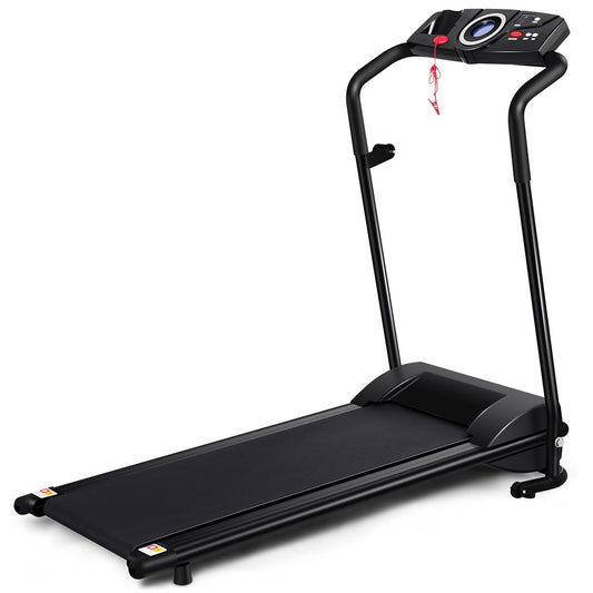Electric treadmill foldable exercise bike rollable fitness device LCD display