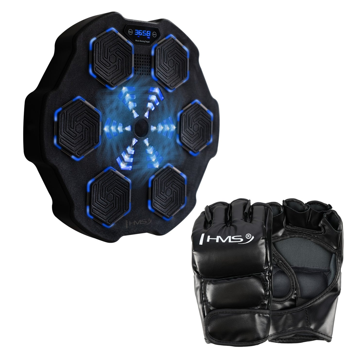 Electronic Boxing Board with Gloves Set