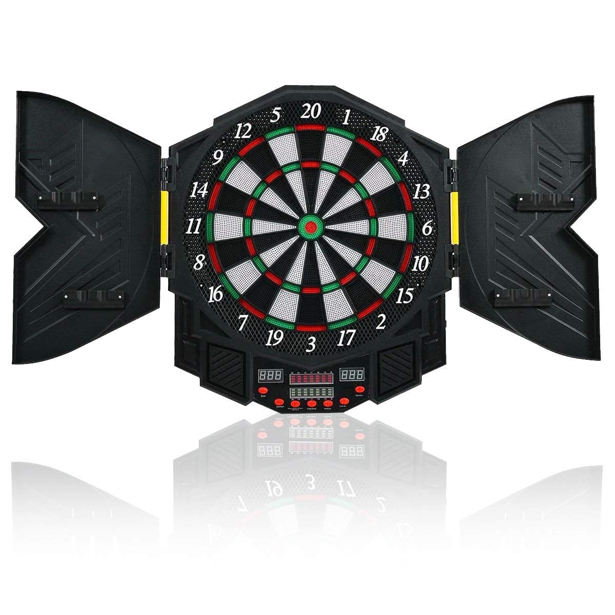 Electronic Dartboard with LED Display, 12 Darts, 27 Games