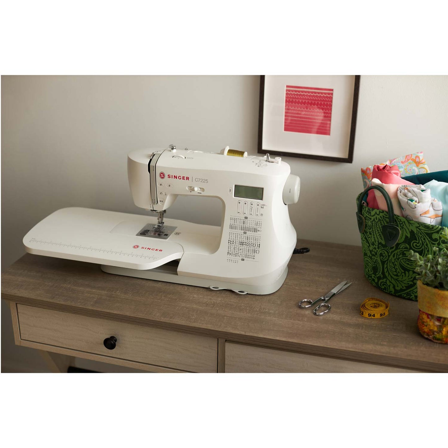 Electronic Sewing Machine with Extension Table, 97 Stitches