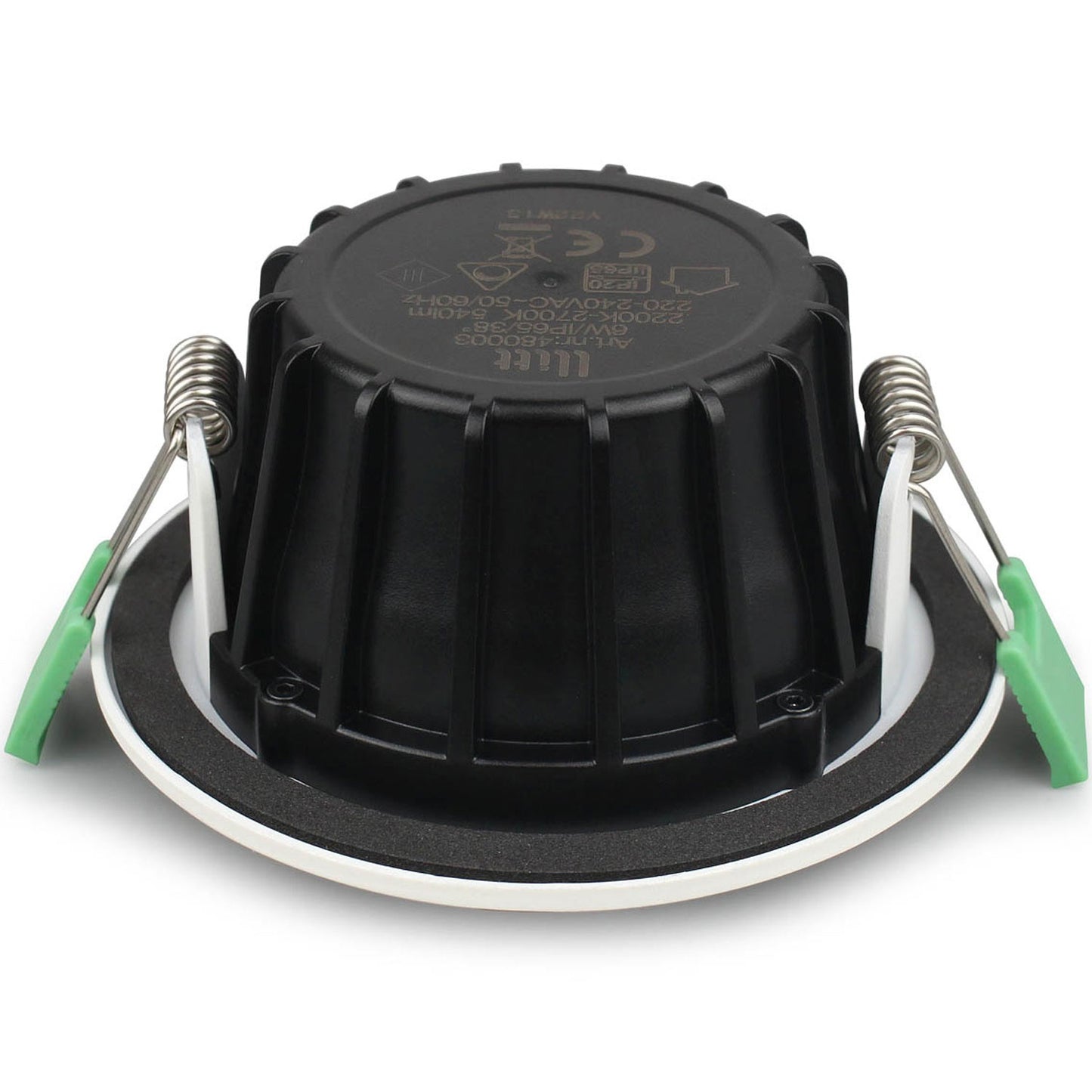Ellen Recessed downlight Dim-to-Warm 520lm IP65 1-pack White