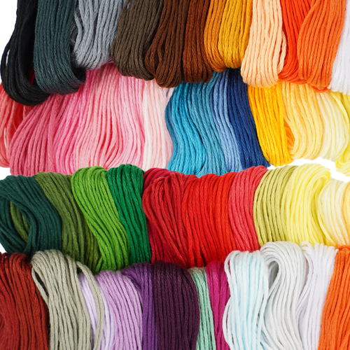 Embroidery Floss Kit, 100 Colors, Polyester Threads