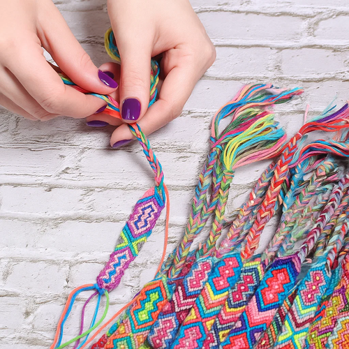 Embroidery Floss Kit, 100 Colors, Polyester Threads