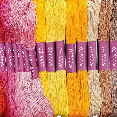 Embroidery Floss Kit, 100 Colors, Polyester Threads