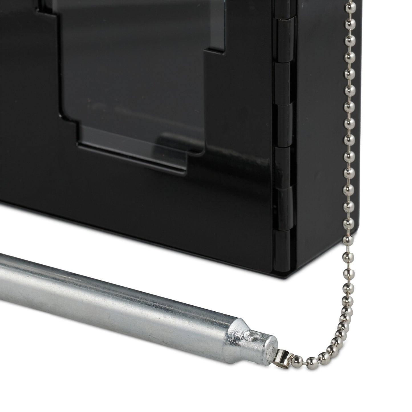 Emergency key box with flap
