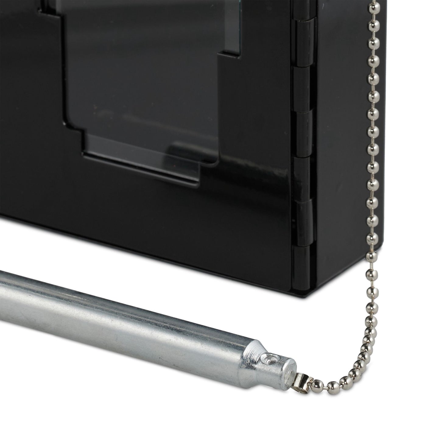 Emergency key box with flap