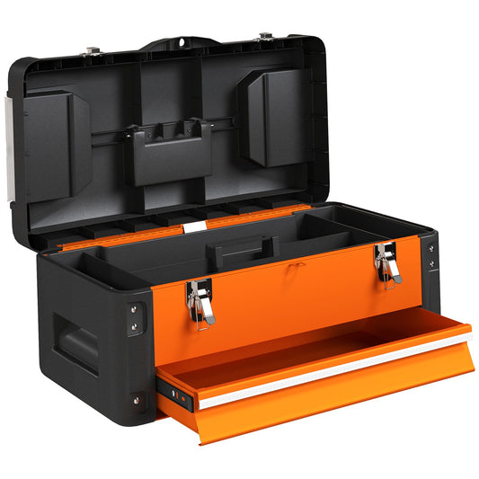 Tool Chest with Drawers, Steel, 49.7 x 25.3 x 23 cm