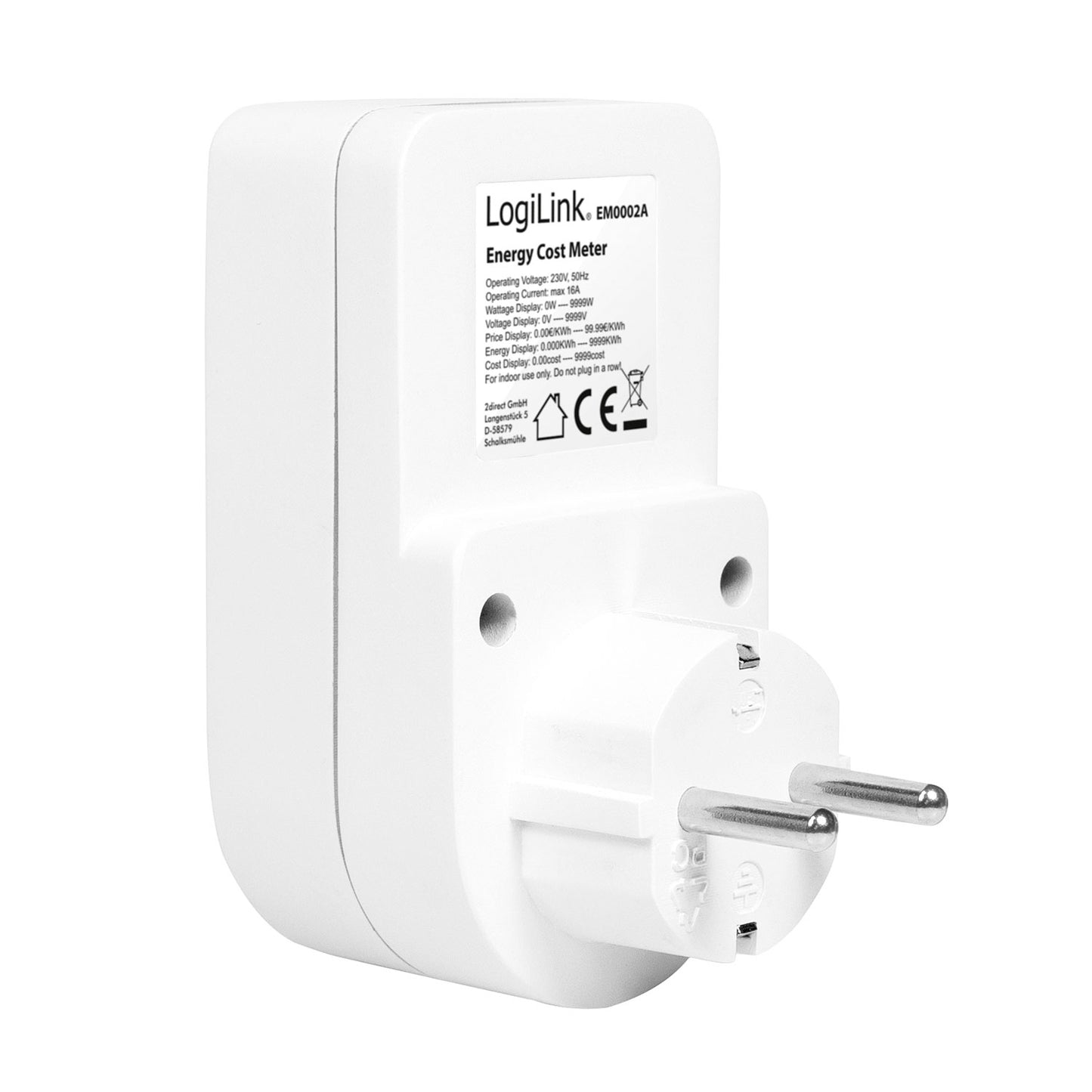 Energy meter with cost calculation
