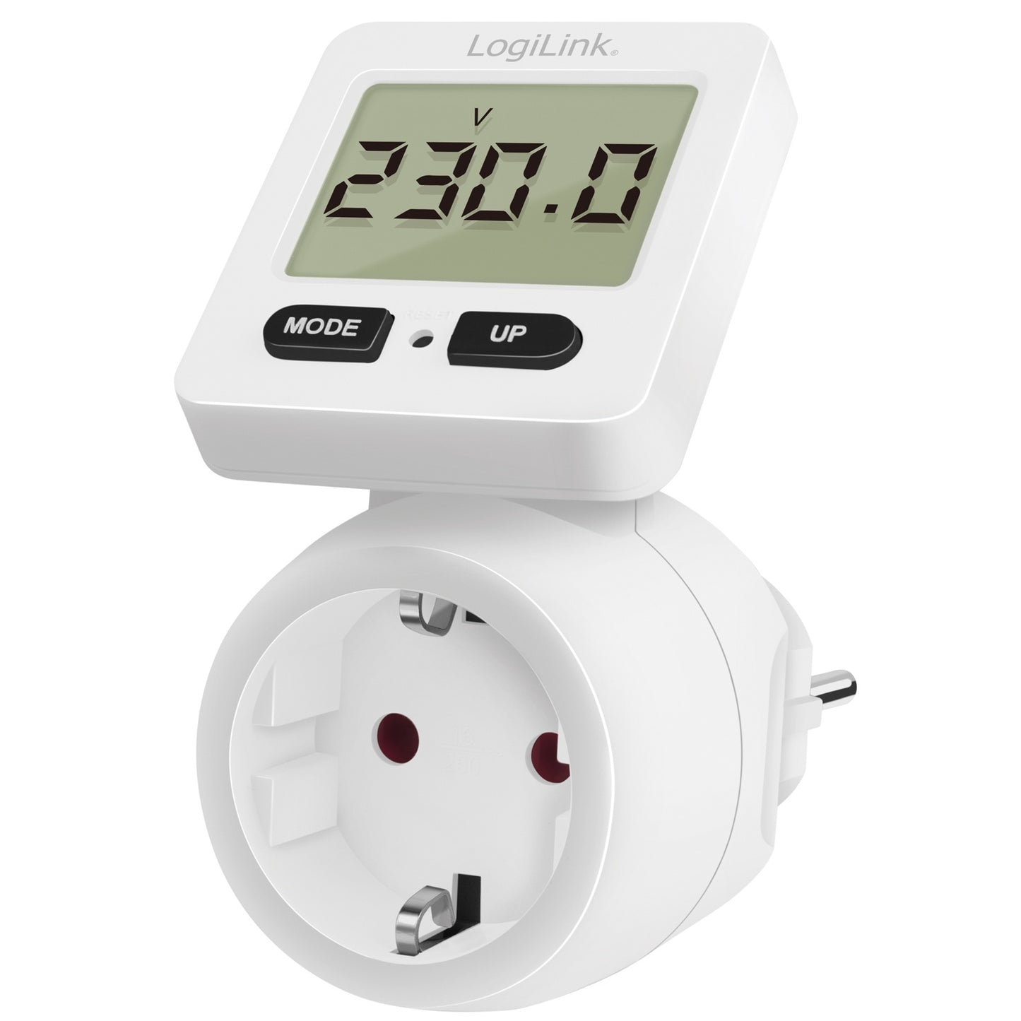 Energy meter with cost calculation Rotatable display