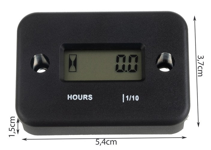 Engine operating hours counter