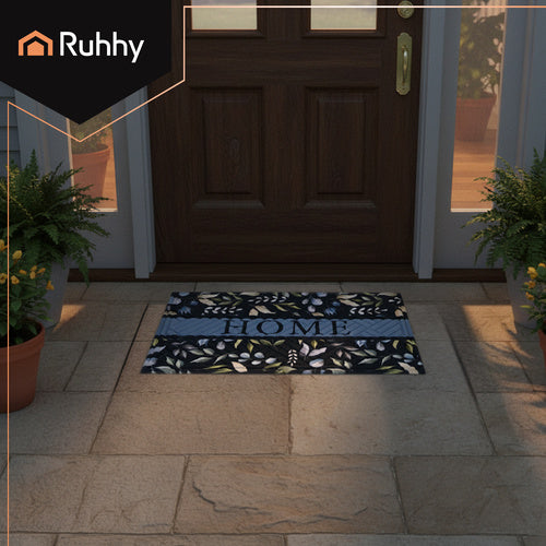 Entrance Doormat 75x45cm, Non-Slip Rubber Base