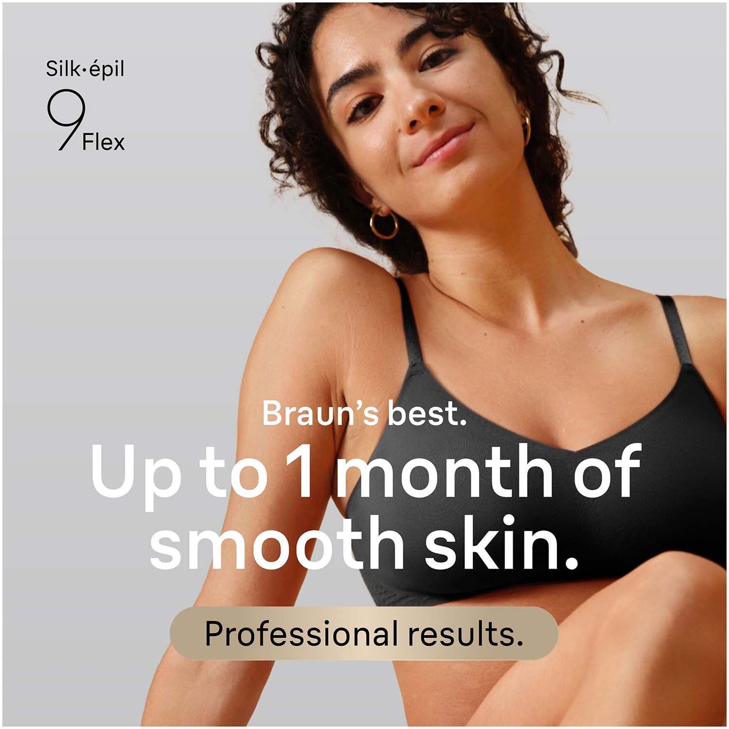 Epilator Wet & Dry, Long-Lasting Smooth Skin, Gold