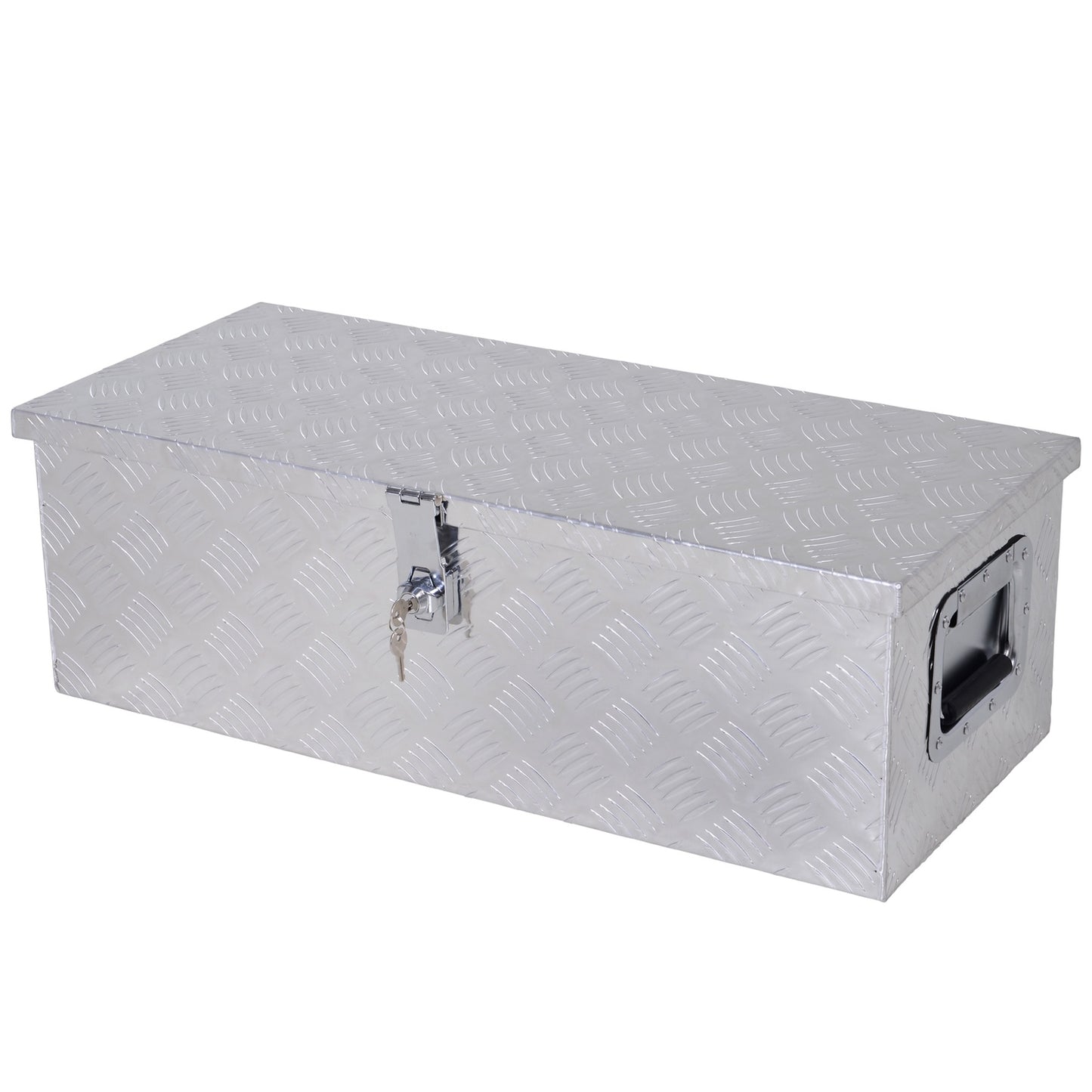 Equipment box in aluminum - Silver, 76x33x25 cm