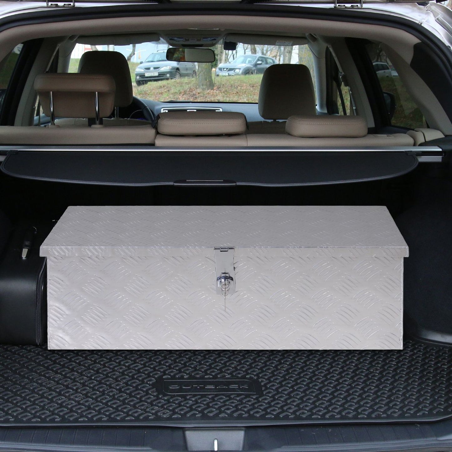 Equipment box in aluminum - Silver, 76x33x25 cm