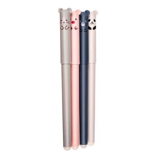 Erasable pen - animals 4 pcs.