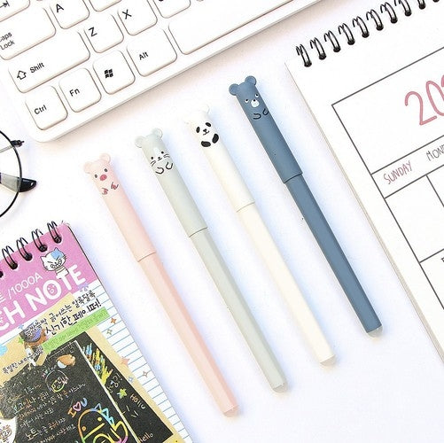 Erasable pen - animals 4 pcs.