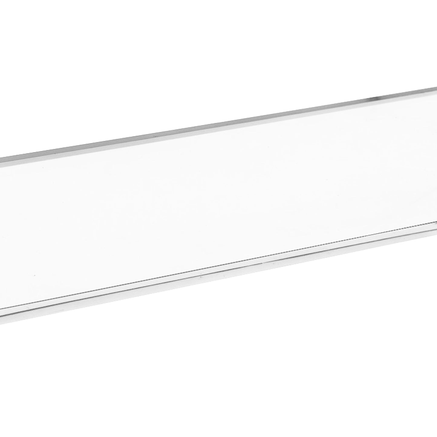 Ergonomic monitor stand in acrylic, Transparent, 53x19x9cm