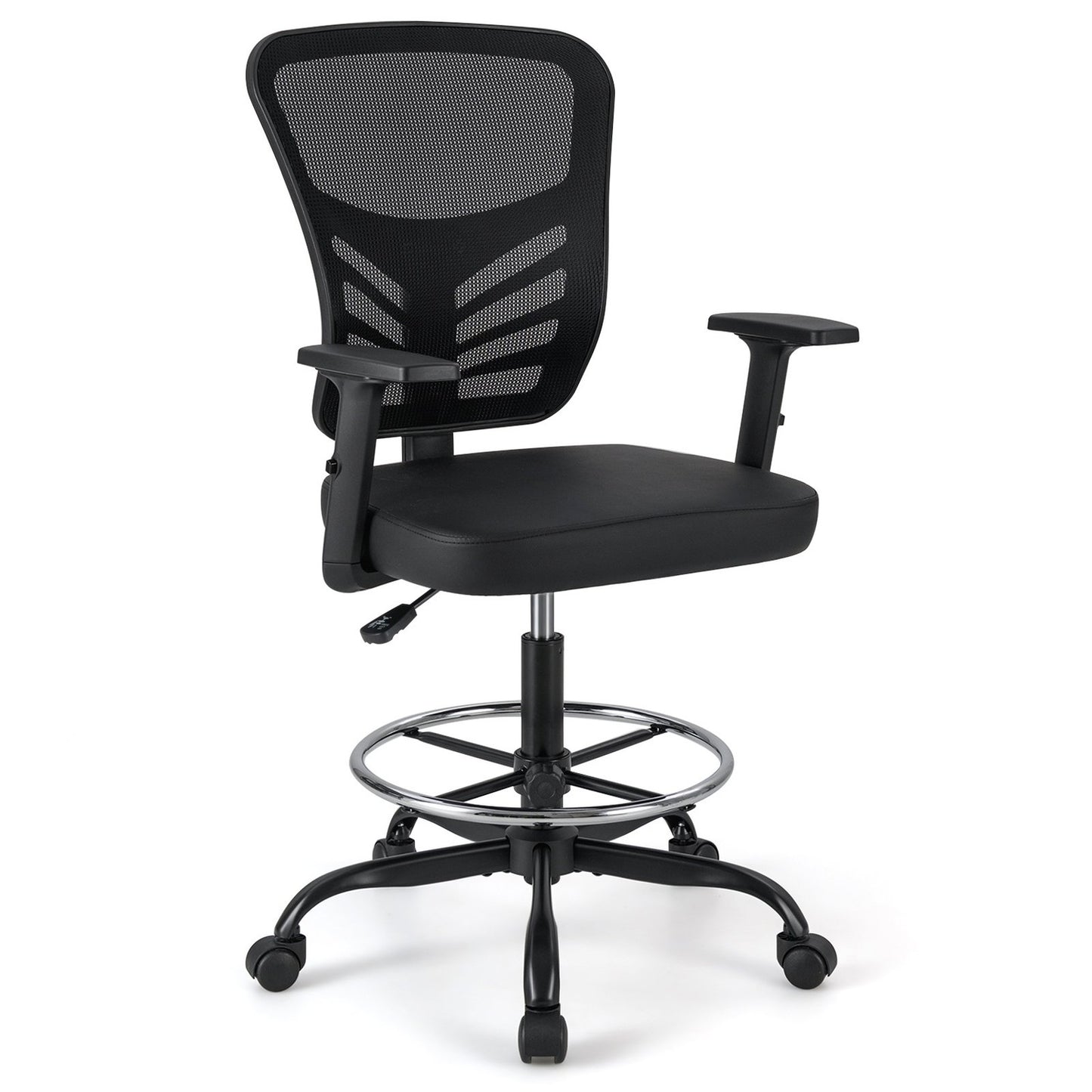 Ergonomic Office Chair, Adjustable Seat Height 54-75 cm