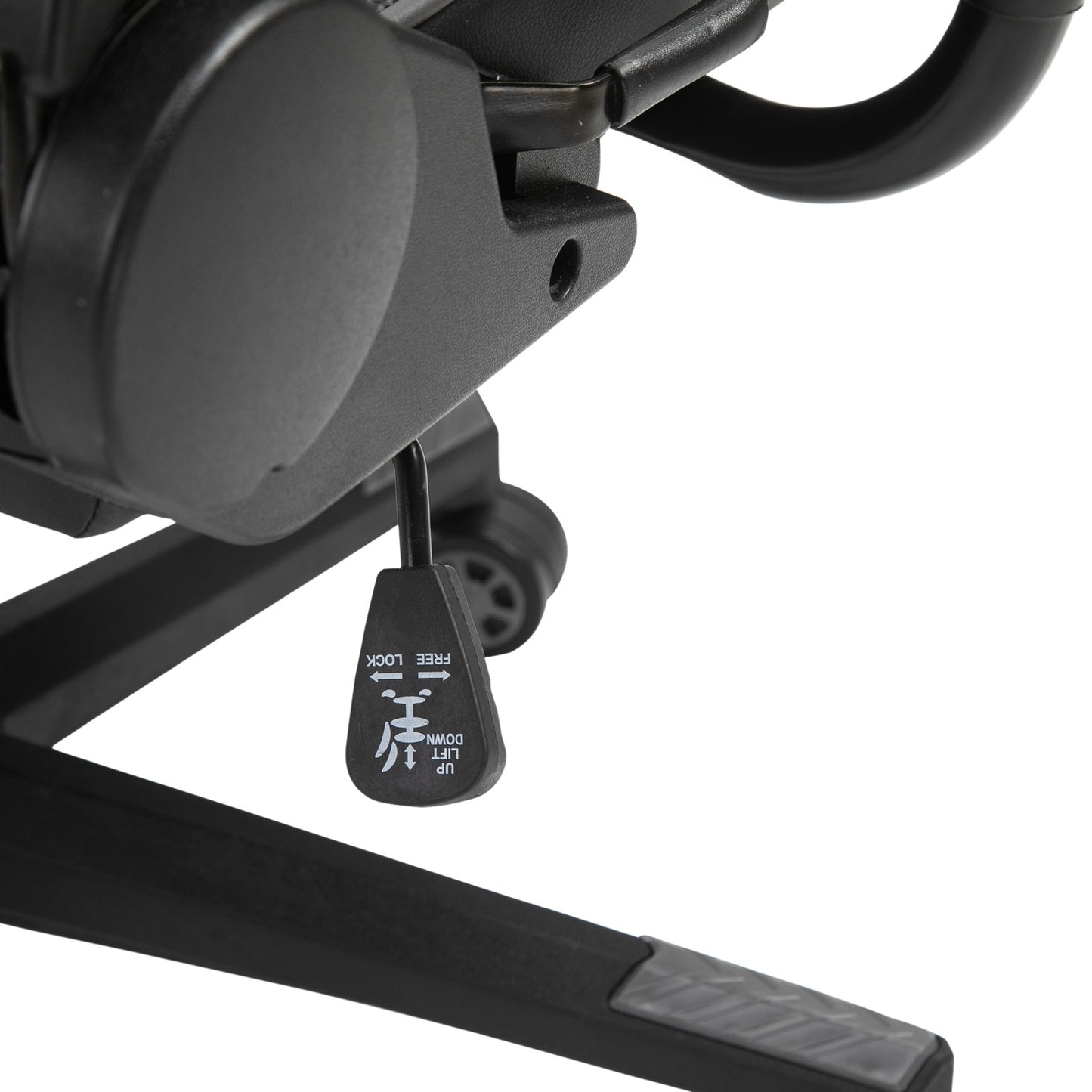 Ergonomic swivel gaming chair, black artificial leather