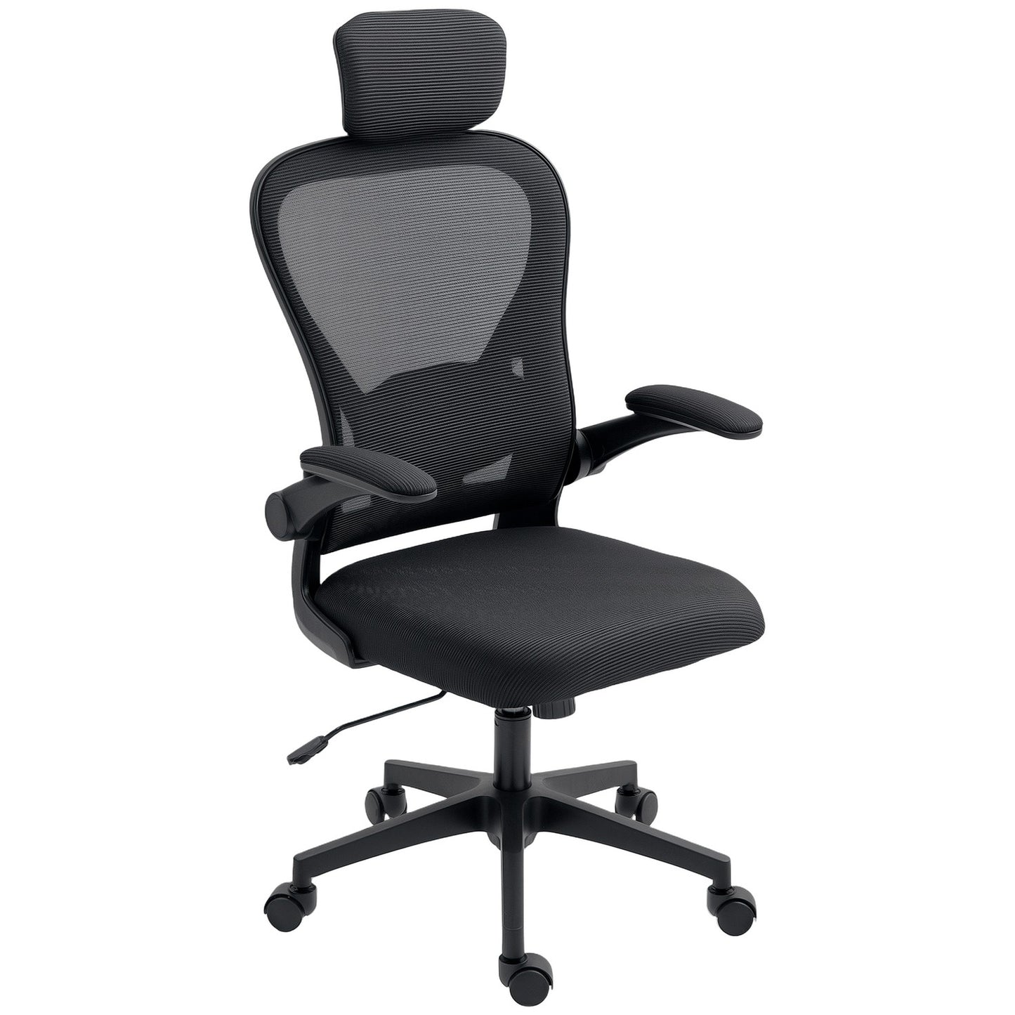 Ergonomic Office Chair with Adjustable Headrest and Lumbar Support