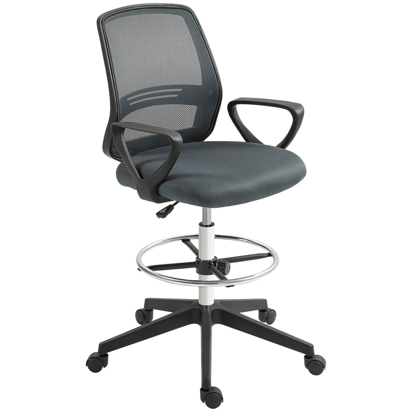 Ergonomic Office Chair with Armrests and Adjustable Footrest