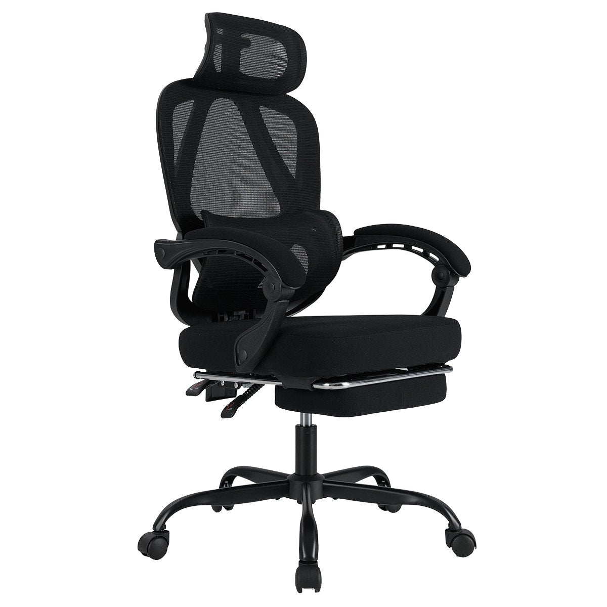 Ergonomic Office Chair with Footrest and Adjustable Backrest