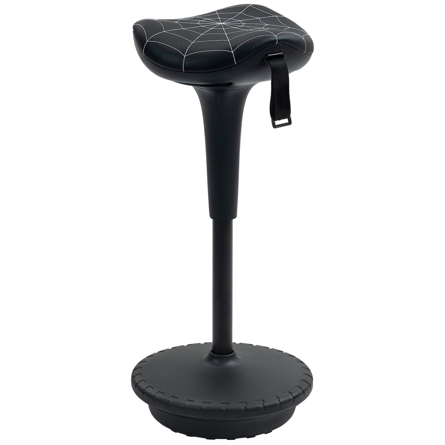 Ergonomic Standing Stool with Adjustable Height, Black