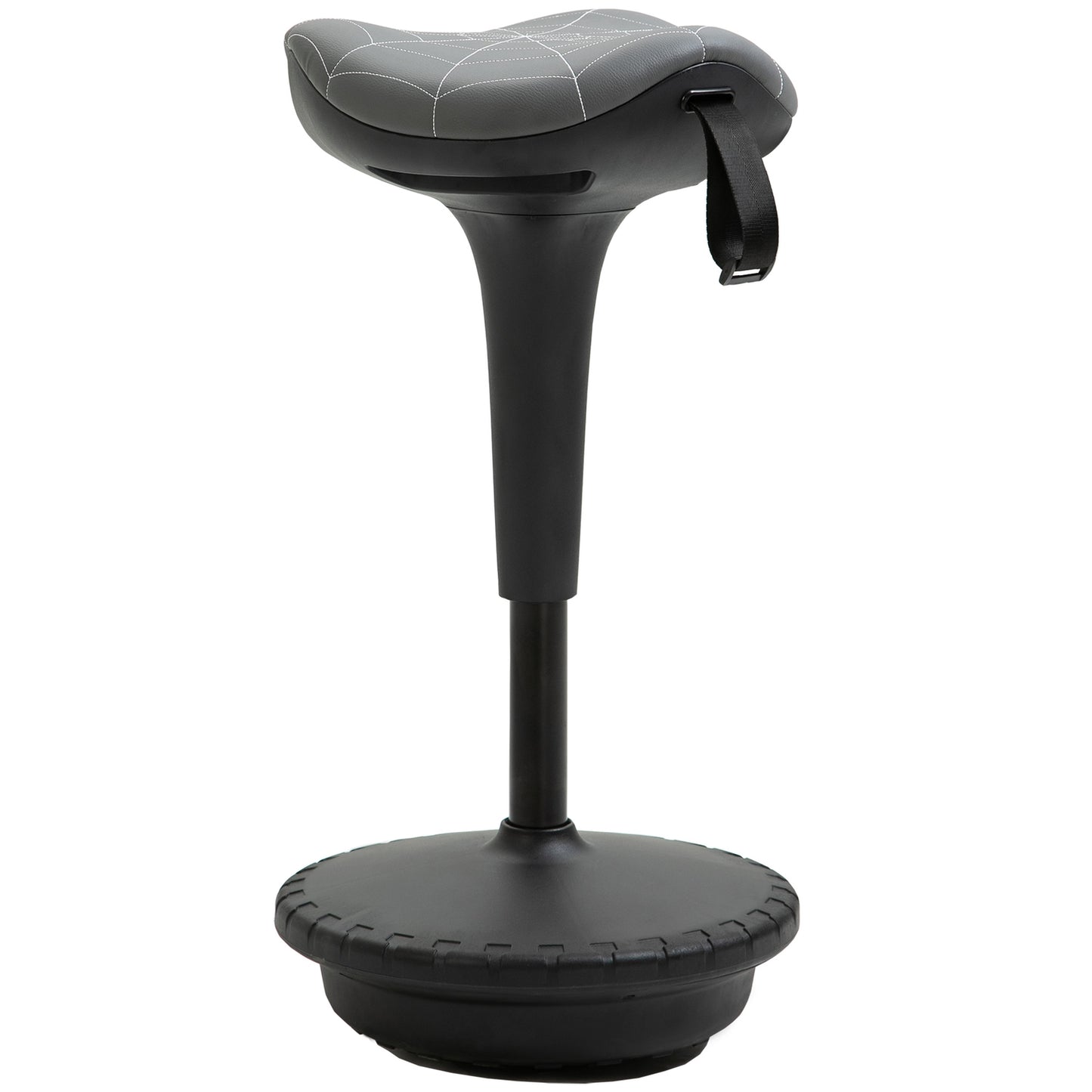 Ergonomic Swivel Stool, Adjustable Height 65.5-83.5 cm, Grey