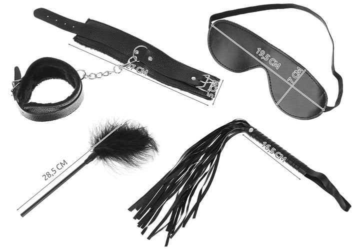 Erotic accessories - set - black