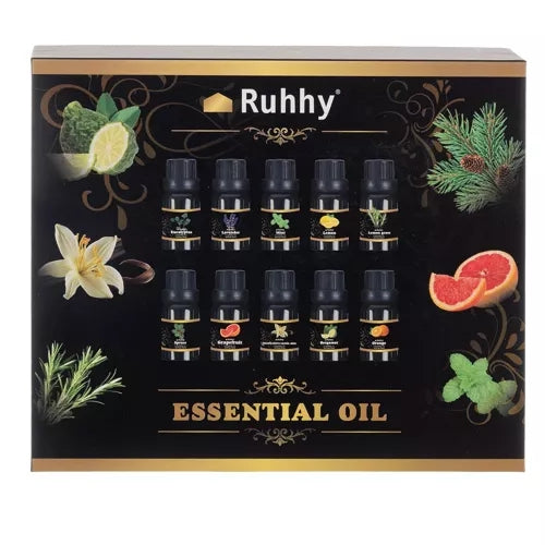 Essential oil - set of 10 pcs. 15ml Ruhhy 21938