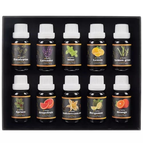 Essential oil - set of 10 pcs. 15ml Ruhhy 21938
