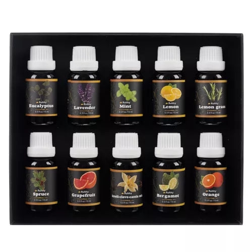 Essential oil - set of 10 pcs. 15ml Ruhhy 21938