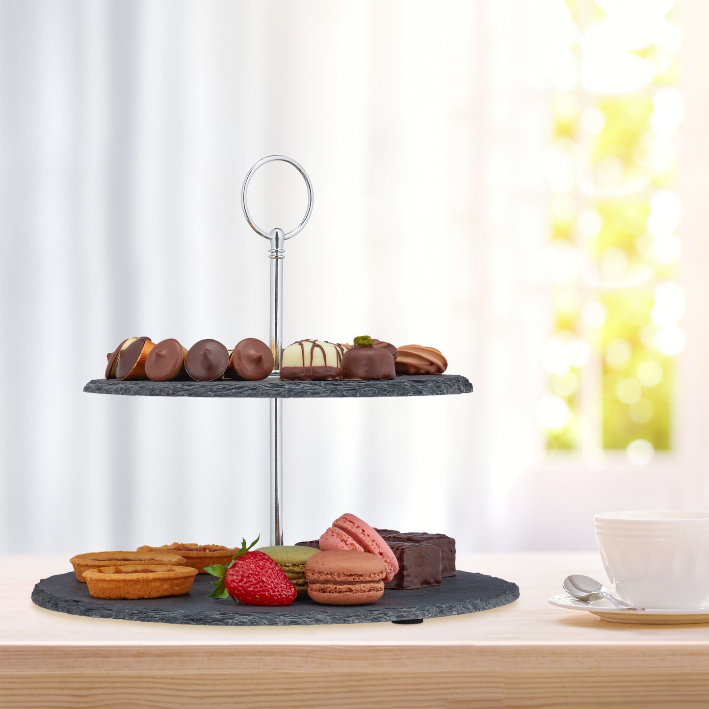 Etagere slate 2 floors