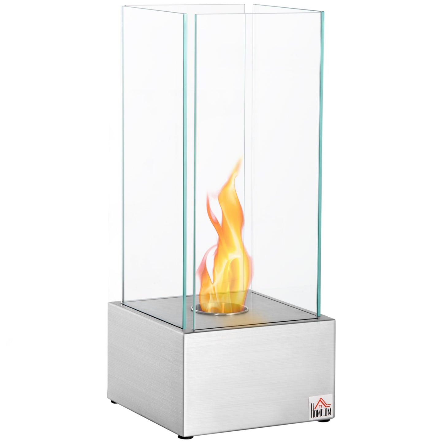 Ethanol Fireplace Burner, 0.4L, 2h Burner, Stainless steel