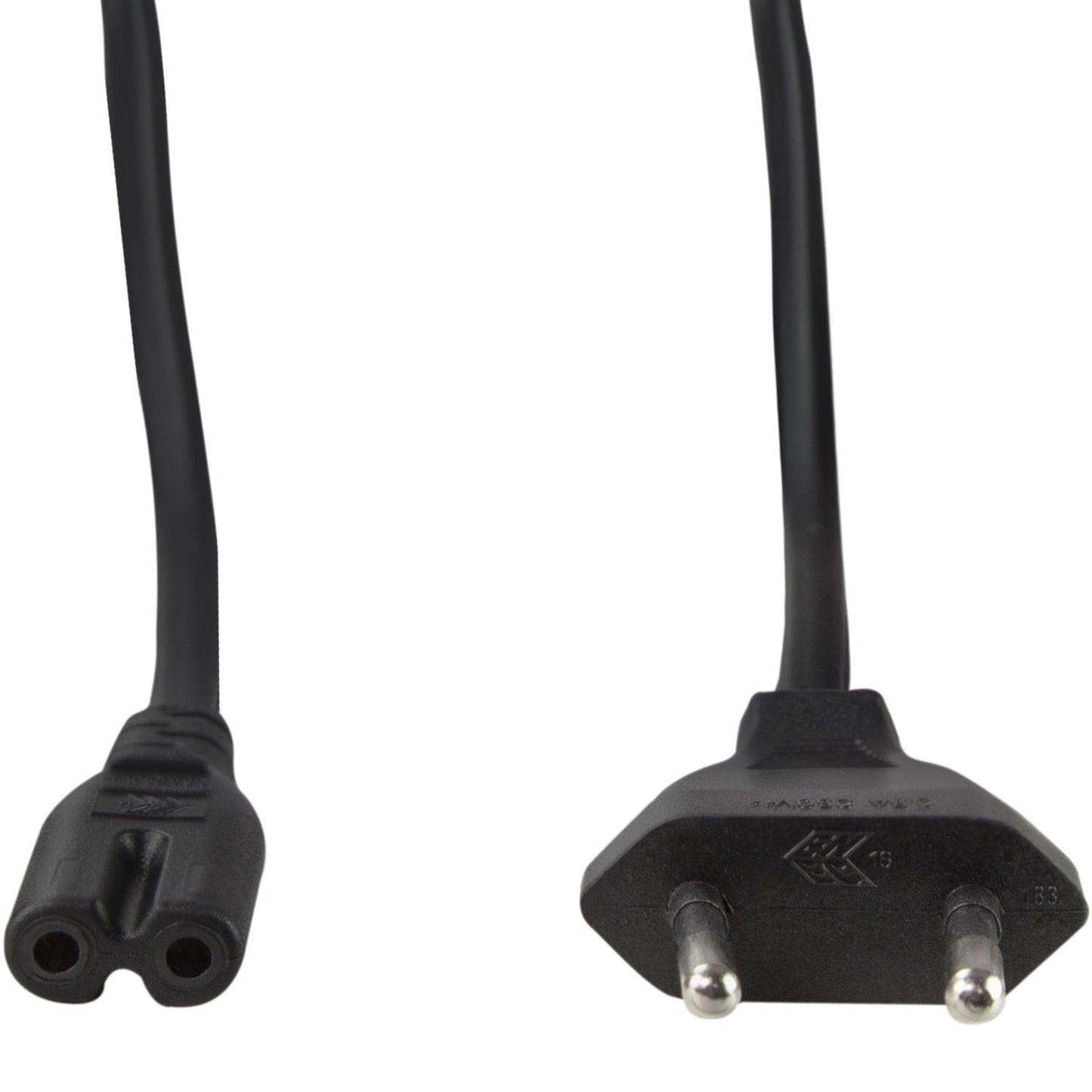 Euro Power Cable to C7, 5m, Black