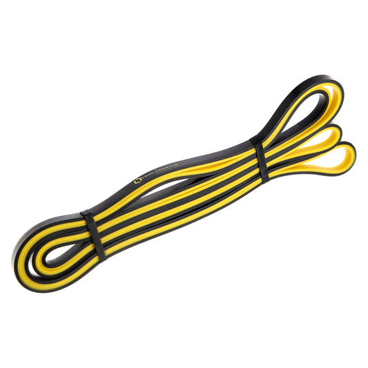 Exercise Band, Yellow-Black, Premium Resistance