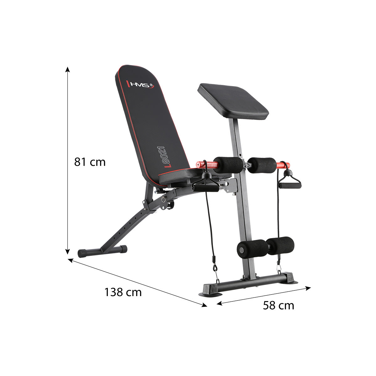 Exercise Bench, Adjustable Weight Lifting Bench