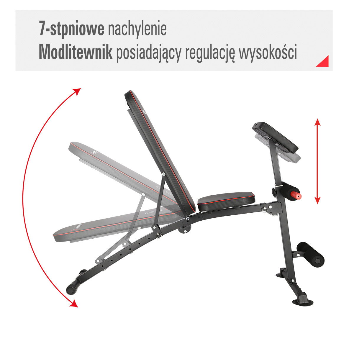 Exercise Bench, Adjustable Weight Lifting Bench