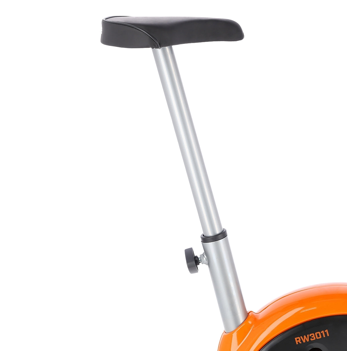Exercise Bike, Silver-Orange, Adjustable Resistance