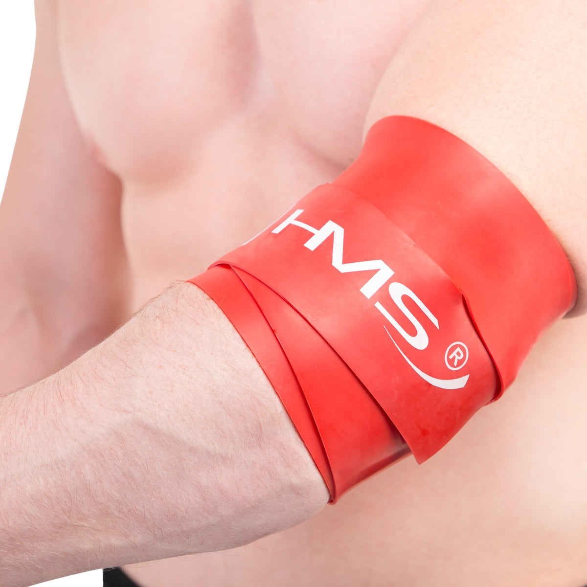 Exercise Rubber Band, Red, High-Resistance
