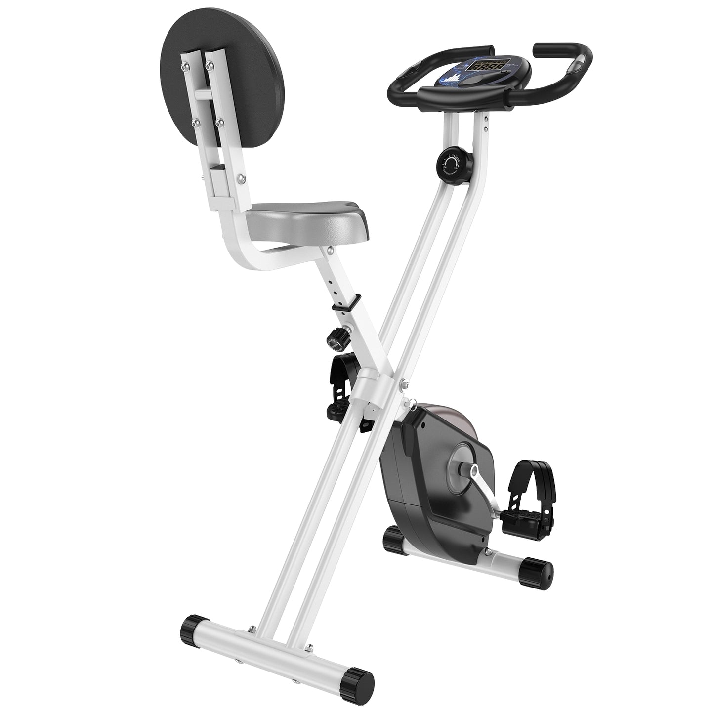 Exercise bike, 8-level magnetic resistance, adjustable height