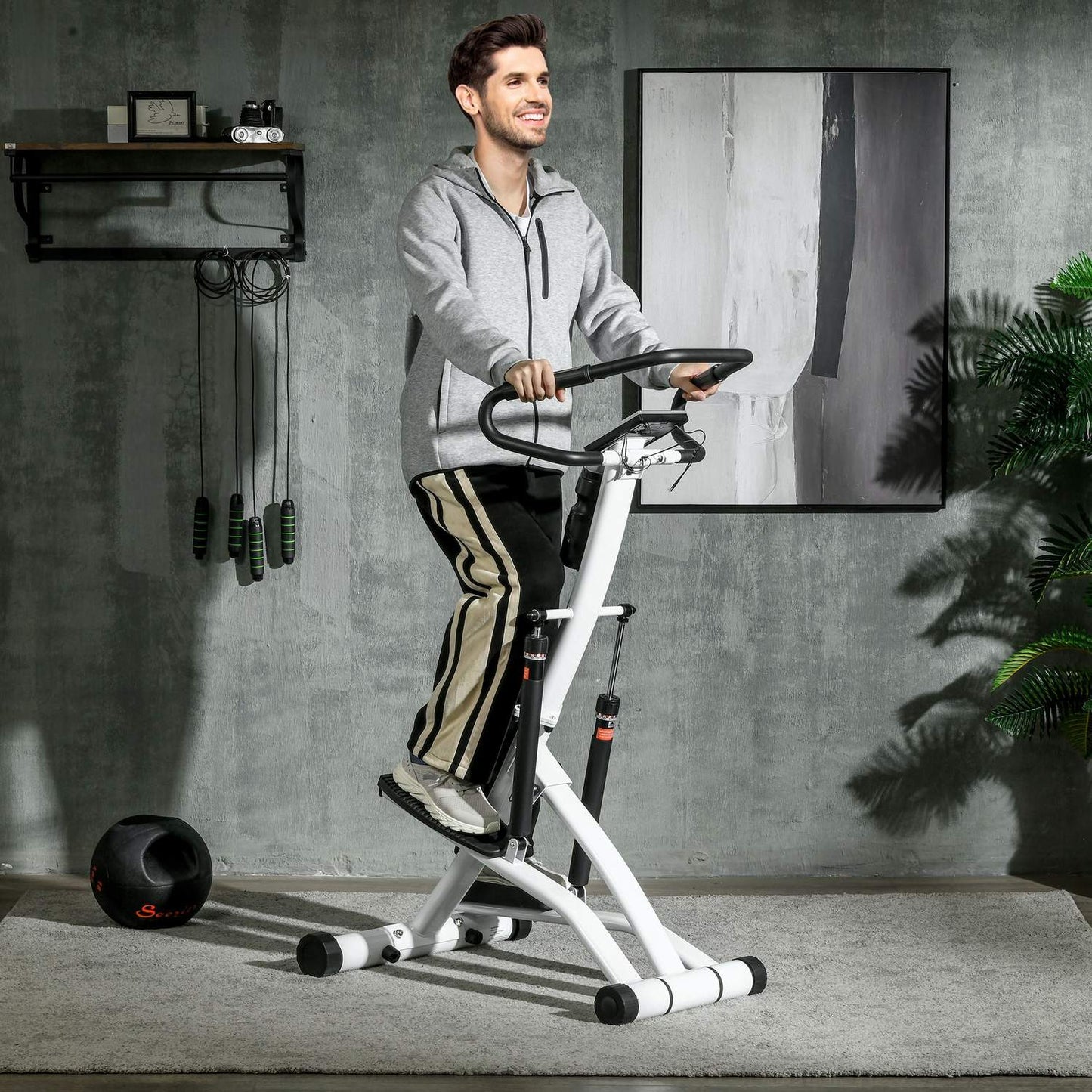 Exercise bike & Stepper, LCD screen, 12 resistance levels