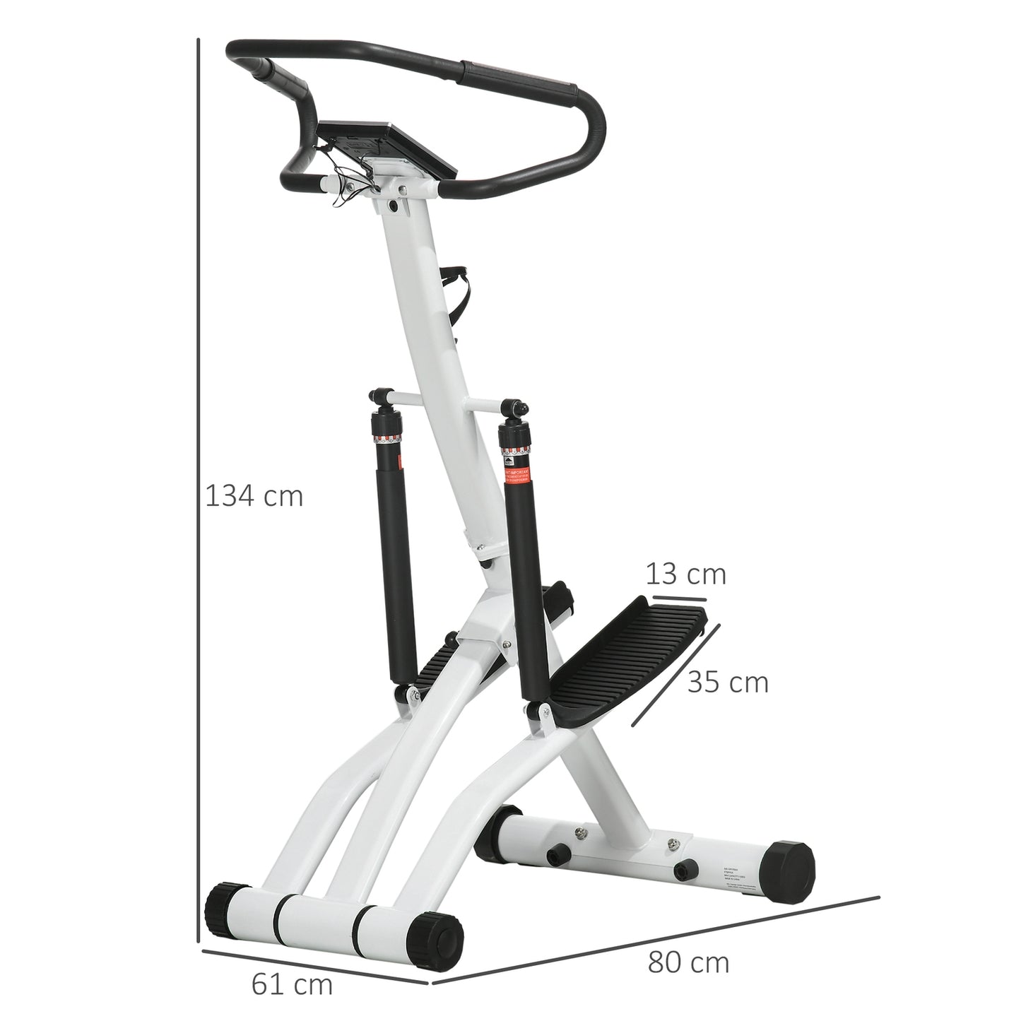Exercise bike & Stepper, LCD screen, 12 resistance levels
